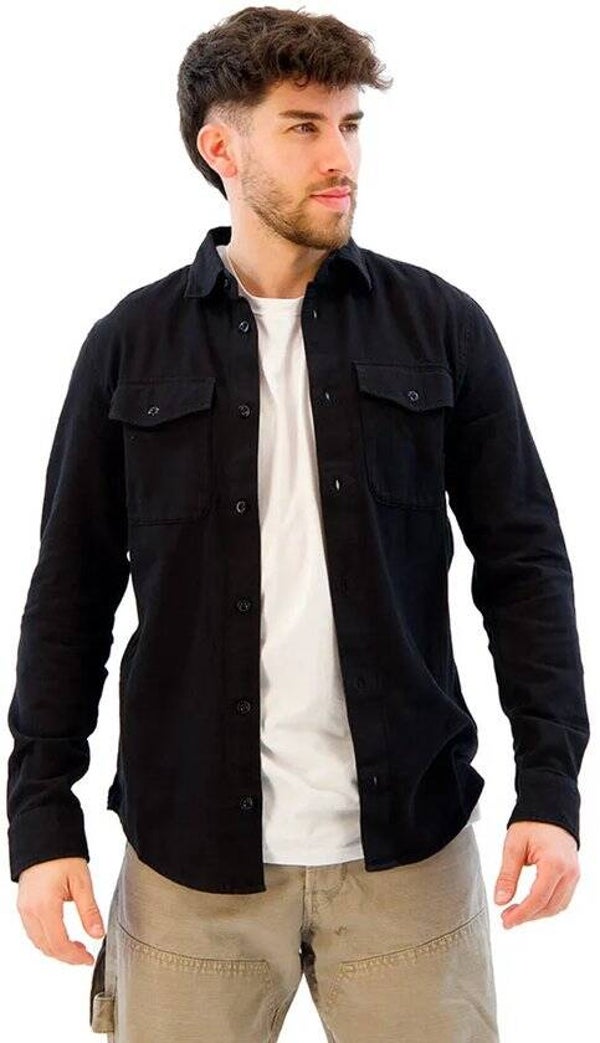 G-STAR Marine Slim Shirt l\s Men's Shirt - dk black gd -Maat M