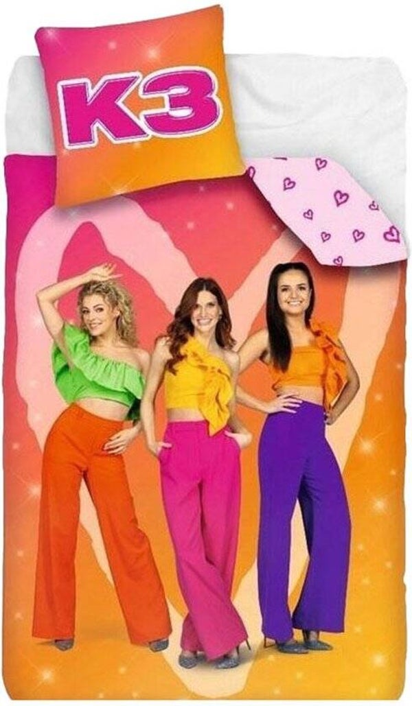 K3 - Dekbedovertrek 140x200cm - Alle kleuren