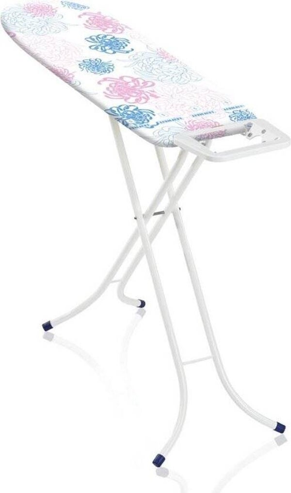 Leifheit strijkplank Classic S Basic - 110 x 30 cm strijkvlak - wit - roze - blauw