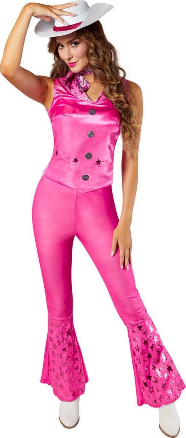 "Barbie Cowgirl" kostuum voor dames, kostuum voor volwassenen maat S