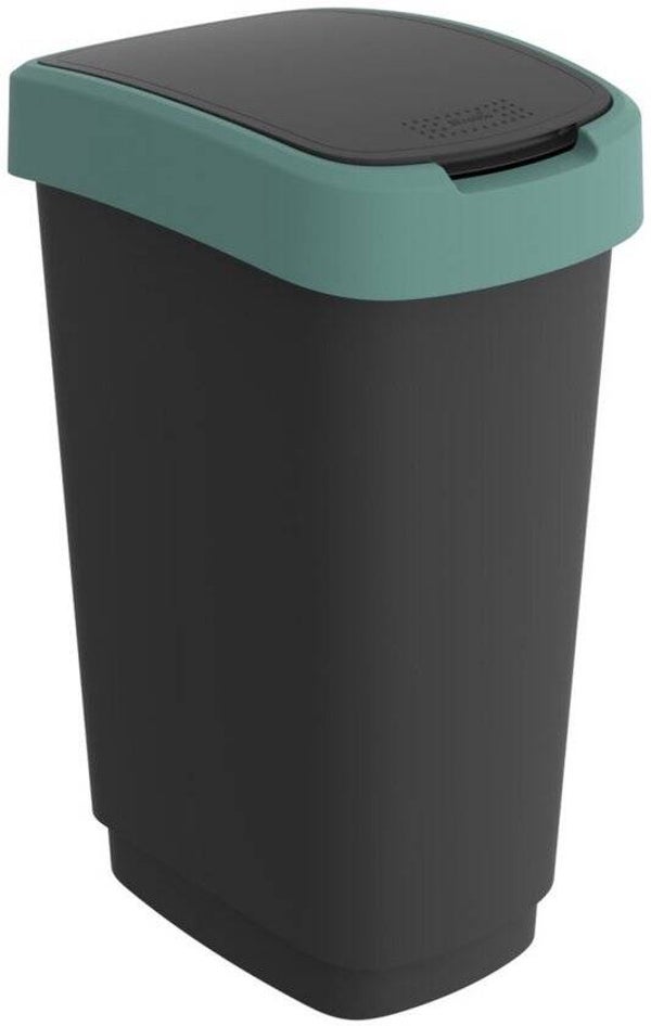 Rotho Twist Afvalbak 50L Mistletoe Groen/Antraciet