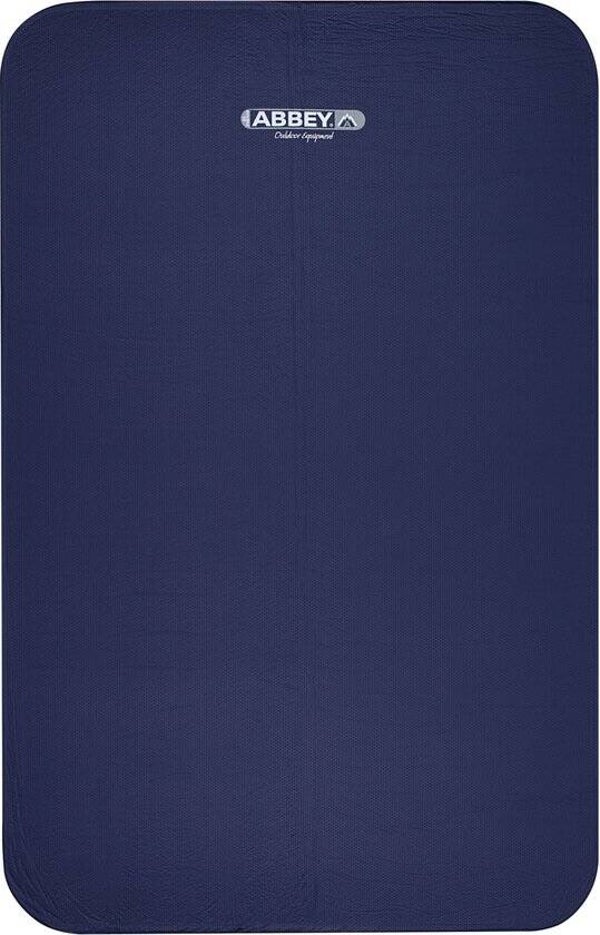 Abbey Camp Zelfopblaasbaar Slaapmat Deluxe - 2P - 201 x 132 x 10 cm - Marine