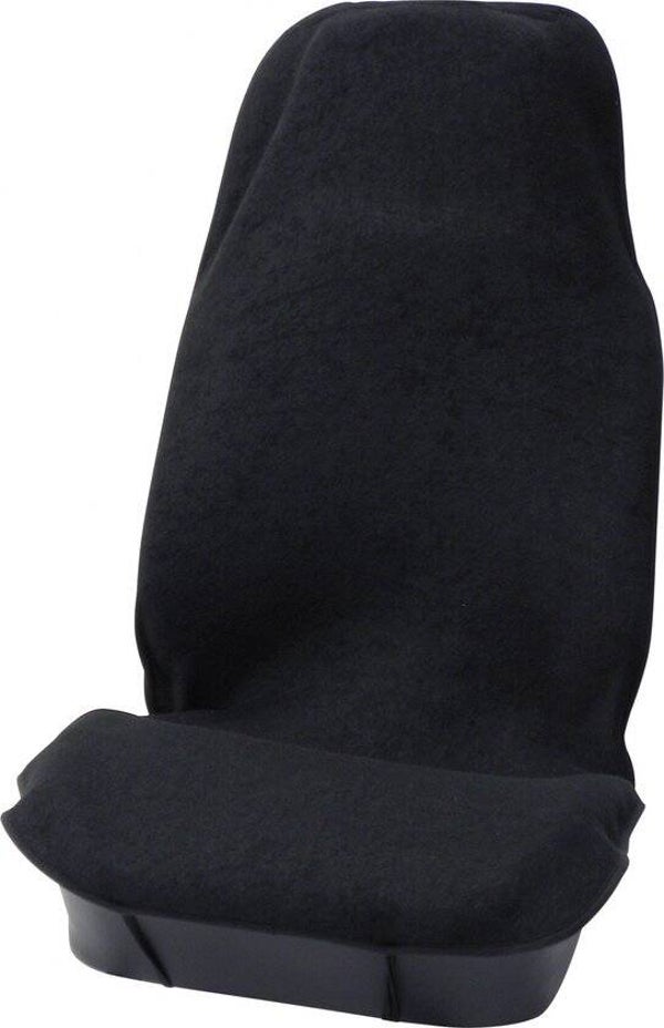 Carpoint Stoelhoes Terry Badstof Zwart