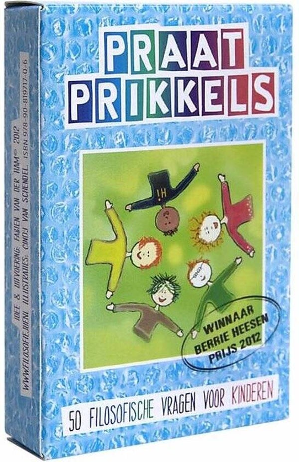 Praatprikkels kaartspel - 50 filosofische vragen voor kinderen - vanaf 6 jaar