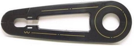 Falkx Kettingkast - Zwart - Inclusief bevestiging - Geschikt voor 26-28 inch fietsen