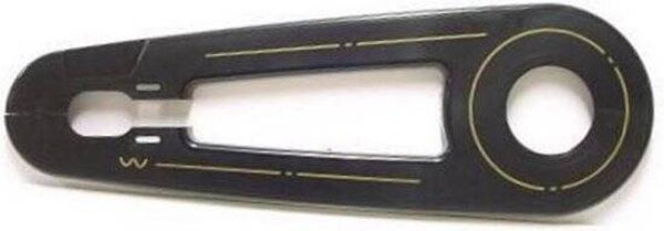 Falkx Kettingkast - Zwart - Inclusief bevestiging - Geschikt voor 26-28 inch fietsen