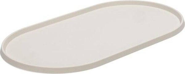 Designed by Lotte Placemat Oona - Hondenvoerbak - Silicone - Beige - 45x25x1,5 cm