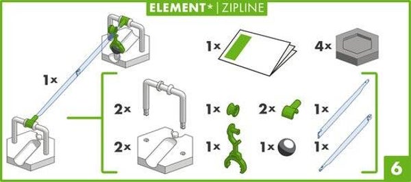 GraviTrax® Zipline Uitbreiding - Knikkerbaan