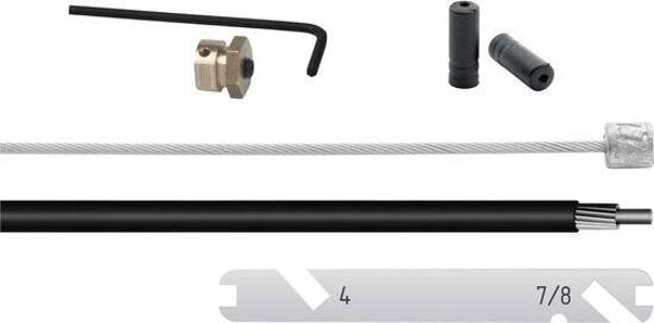 Elvedes Versnellingskabelset Nexus Shimano 4/7/8 - 1700/2250 mm RVS