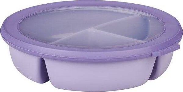 Mepal - Multikom Cirqula vershouddoos - 3-vaks bento bowl - 250 ml, 250 ml & 500 ml - Rond - Vivid lilac