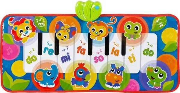 Playgro Muzikale Piano mat - Speelgoed Baby - Speelgoed 1 jaar - Interactief babyspeelgoed - Pianomat - Dansmat Jumbo - Baby Speelgoed Muziekinstrument - Interactief speelgoed Baby - Educatief speelgoed - Kraam Cadeau - Speelgoed met geluid
