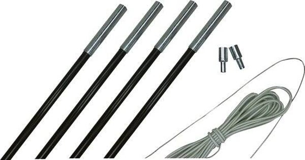 Eurotrail Fiber Stokkenset - 9,5mm - 400-450 cm