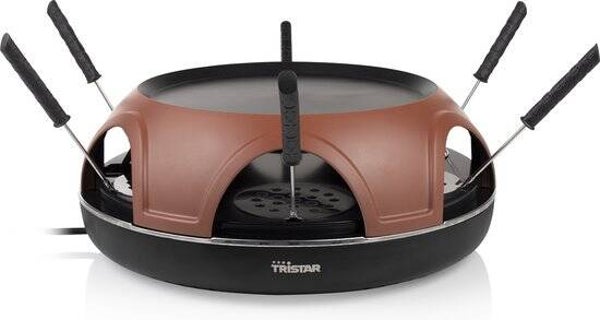 Tristar PZ-9160 - Pizzaovens - 1800W - Ø25cm - Voor 6 personen - 3 Functies in 1