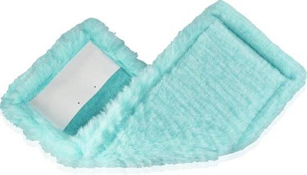 Leifheit Clean Twist M Ergo en Power Clean - vloerwisser overtrek - klittenband - 33 cm - Static Plus