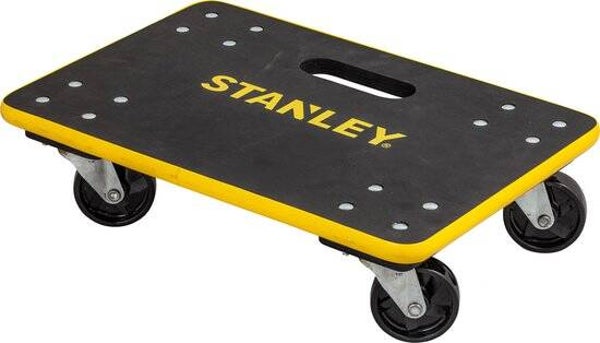 Stanley Meubelroller MS572 - Draagcapaciteit tot 200KG - Transporthulp - 45 x 30 x 13,5 CM - Kunststof - Zwart/Geel