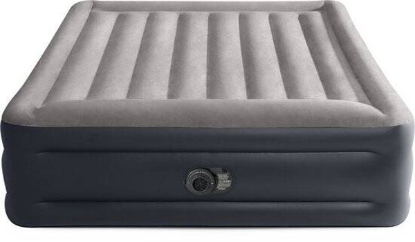 Intex Queen Deluxe Pillow Rest Luchtbed met ingebouwde pomp - 203x152x42 cm