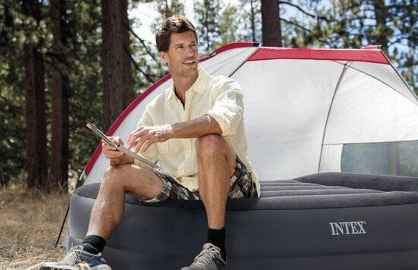 Intex Twin Pillow Rest Raised Luchtbed met ingebouwde pomp - 191x99x42 cm