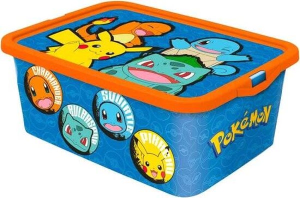 Pokémon Opbergbox Junior 13 Liter Blauw/oranje