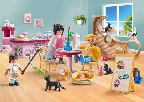 PLAYMOBIL My Life Kattencafé 71744