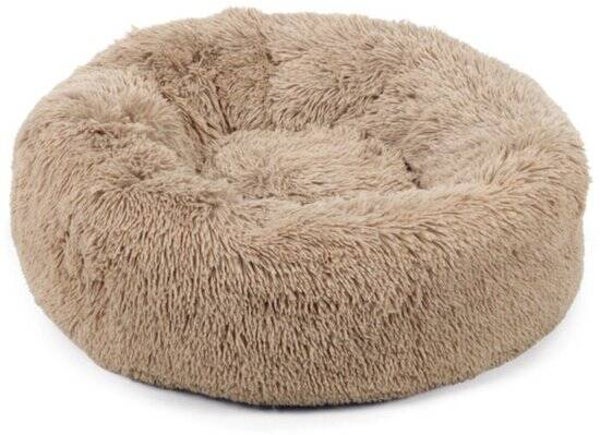 Beeztees Yali - Hondenmand - Pluche - Beige - Diam. 70 cm