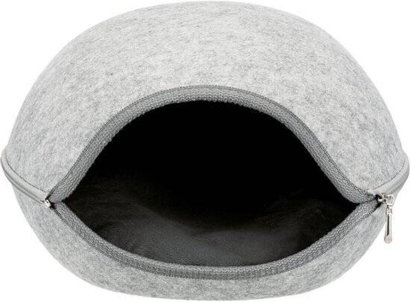 Trixie - Kattenmand - Relax Iglo Luna - Lichtgrijs - 40X24X46 cm