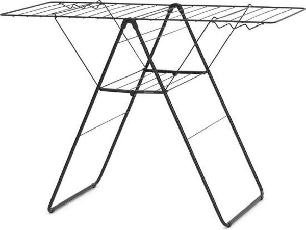 Brabantia HangOn Droogrek 20m - Inklapbaar Wasrek - Matt Black