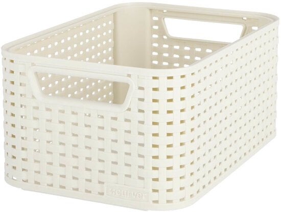 Curver Style Opbergmand - S - 6 liter - Vintage Wit
