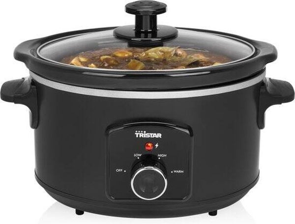 Tristar Slowcooker 180W - VS-3915 - 3.5L - Keramische binnenpan - Zwart