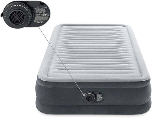 Intex Twin Comfort-Plush Luchtbed met ingebouwde pomp - 191x99x33 cm