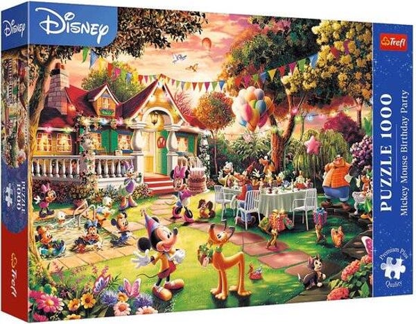 Trefl puzzel 1000 stukjes - Mickey Mouse verjaardag - Disney karton.