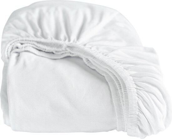 Cinderella Hoeslaken - Geschikt voor Boxspring - Jersey - 80/90x220 of 100x200 cm - tot 25 cm - Wit