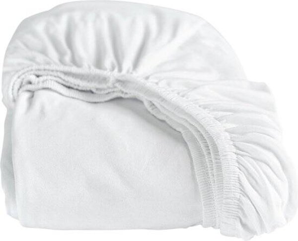 Cinderella Hoeslaken - Geschikt voor Boxspring - Jersey - 80/90x220 of 100x200 cm - tot 25 cm - Wit