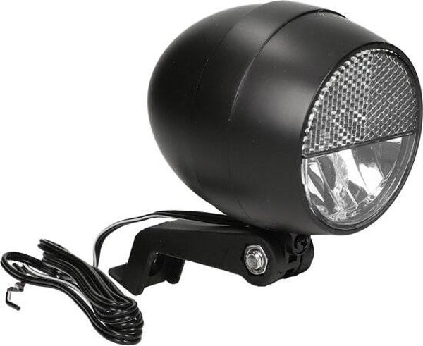 Fiets Cortina koplamp Amsterdam E-bike zwart