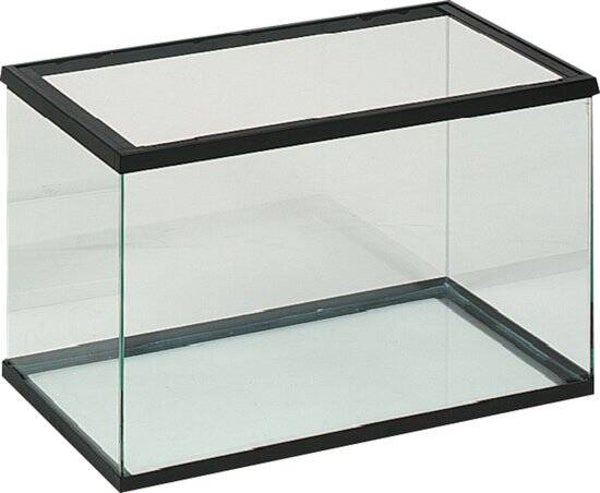 Aquarium – Flamingo Volglas – aquarium glas – aquarium 7.5 liter – aquarium 30x15x20 cm – zwart