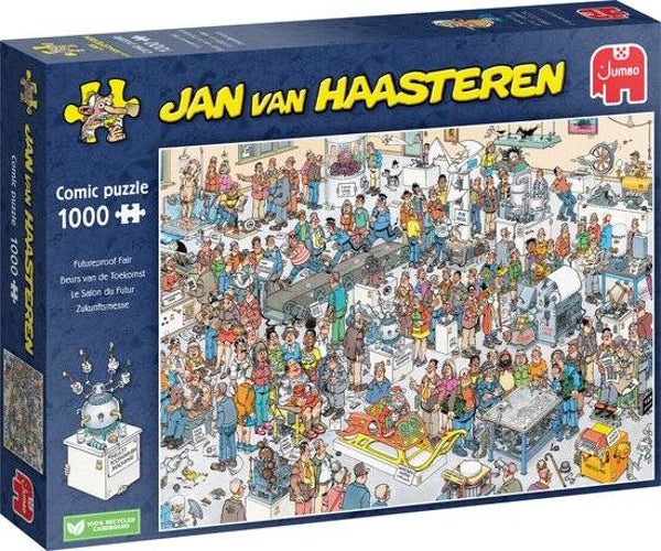 Jan van Haasteren - Beurs van de Toekomst - 1000 stukjes - Legpuzzel