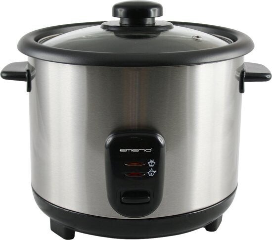 Emerio Rijstkoker 1,5 liter - Warmhoudfunctie en Automatische uitschakeling - Anti-aanbaklaag - RCE-110118.5 Zwart