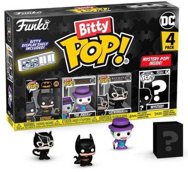 FUNKO BITTY POP: BATMAN 85TH - BATMAN 4PK.