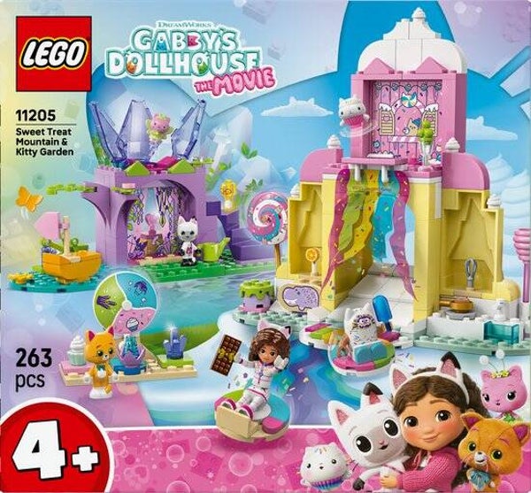 LEGO® Gabby's Poppenhuis Snoepjesberg en Kittentuin - 11205