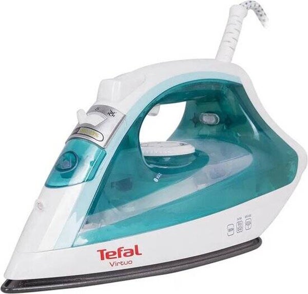 Tefal Virtuo FV1710 - Stoomstrijkijzer - 24 g/min Stoomafgifte - Anti-Kalk - Lichtgewicht - 1800W