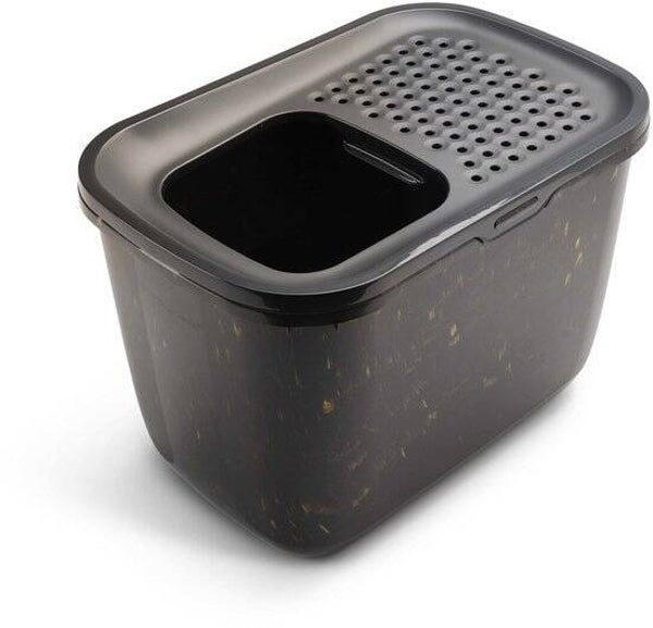 Savic - Kattenbak Hop In - Kattentoilet - Zwart Goud - 58,8 x 39 x 39,5 cm