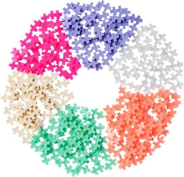 Plus-Plus Tube pearl 240 delige bouwset - 4316 - Bouwspeelgoed - Constructiespeelgoed - Set met bouwstenen - Vanaf 5 jaar