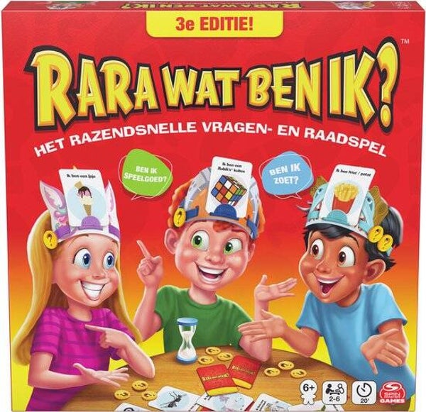 RARA wat ben ik? Hedbanz 3e editie 2025 - Nieuwe kaarten en hoofdbanden - 2-6 spelers