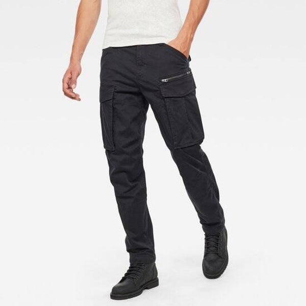 G-STAR Rovic Zip 3D Regular Tapered Heren Broek - dk black 29/32