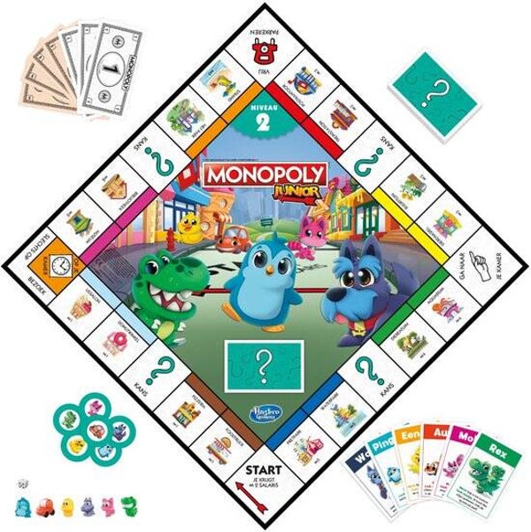 Monopoly Junior - 2-in-1 spel - Bordspel - Gezelschapsspel