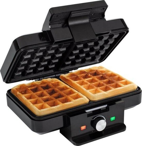 Tristar Wafelijzer - WF-1165 - 1000W - 2 wafels - Anti aanbaklaag - PFAS-vrij