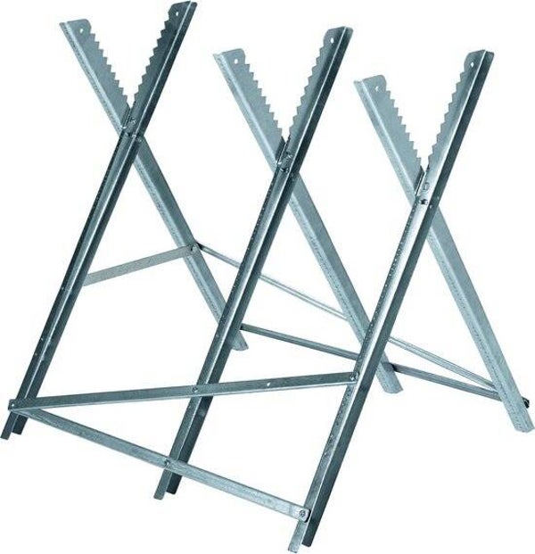 Einhell Zaagbok - Max. belasting: 150 kg - Lengte: ca. 80 cm - Inklapbaar - Max. diameter houtblokken: Ø30 cm - 3 werkhoogtes: 60, 64 en 68 cm