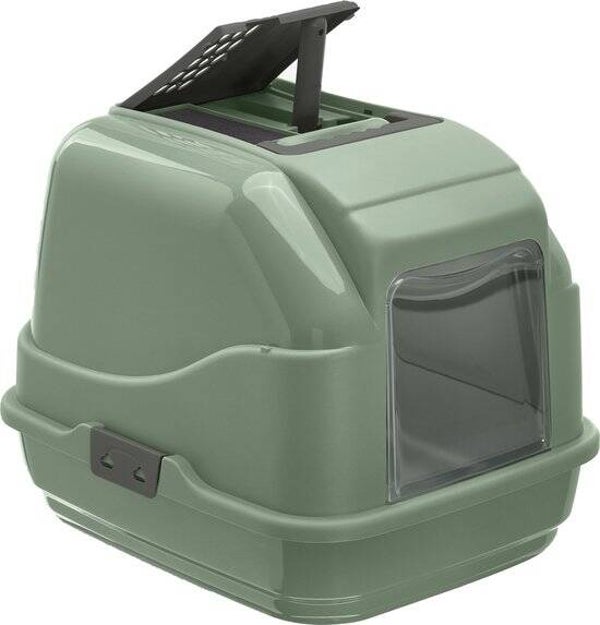 Imac Kattenbak Easy Cat 2Nd Life Gerecycled Groen