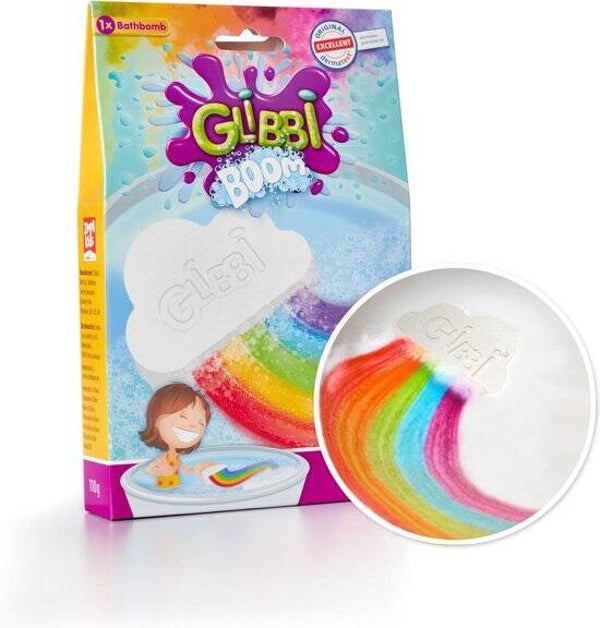 Glibbi Boom Regenboog - Badbom - vanaf 3 jaar - dermatologisch getest