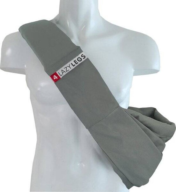 4LazyLegs Pocket Draagzak - Hele Kleine Honden - Tot 15kg - 30x20x8 - Basic Grey