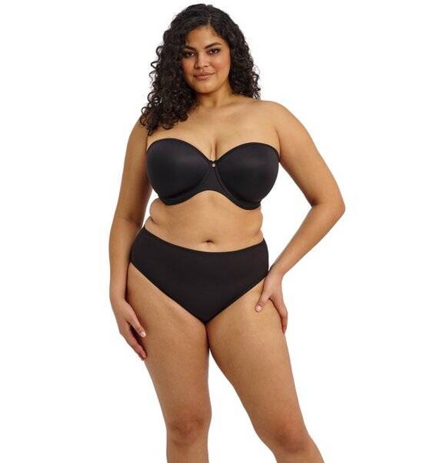 Elomi SMOOTH- Dames Strapless & multiway Beha- BLACK- Maat 90H